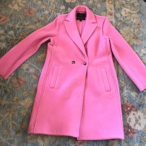 J.Crew Pink Wool Coat